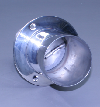 5" Exhaust Tip Straight Flange / Straight End With Stainless Internal Super Flap (Ea)