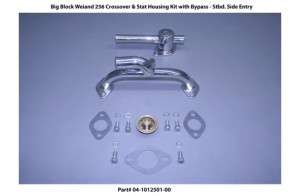 Bb Weiand 256 Crossover & Stat Housing Kit With Bypass Stbd Entry (Ea)