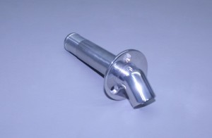 1" O.D. Stainless Single Water Discharge Fitting 45