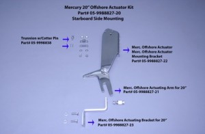 Merc 20" Offshore Actuating Arm (Stbd Side)