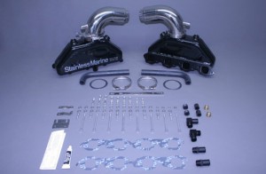 Set Of Bb Manifolds 8.1 / 496 Merc With Stainless Risers  With Special Brackets