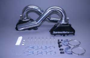 Set Of Bb Gen Iii Manifold With 1 Piece Stainless 41/2" Tailpipes Built To Fit