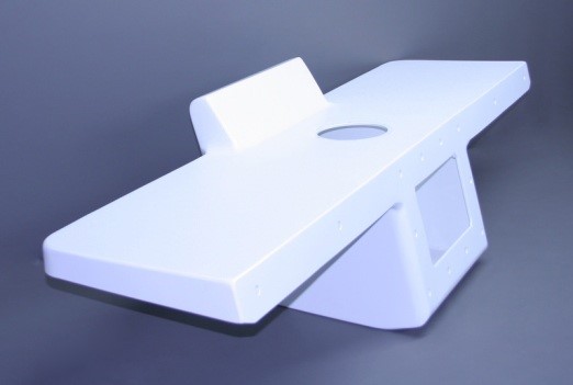 18" Single With 72" Wide Platform Offwhite - 12