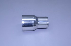 4” x 3” Polished Stainless Straight Reducer