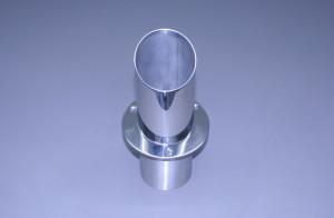 4" Exhaust Tip Straight Flange / Angled End 30