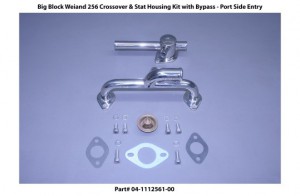 Bb Weiand 256 Crossover & Stat Housing Kit With Bypass Port Entry (Ea)