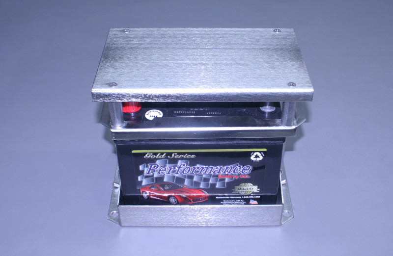 Self Contained Stainless Group #24 Battery Box With Cover Plate
