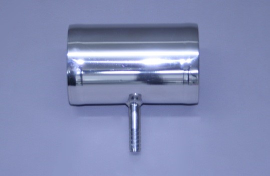 Fresh Water Stainless Flush Tee ..2.5" X 2.5" X 3/8" Fuel Return For EFI Engines Flare Ends