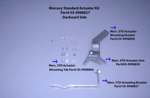 Merc. STD Actuator Kit Stbd Side